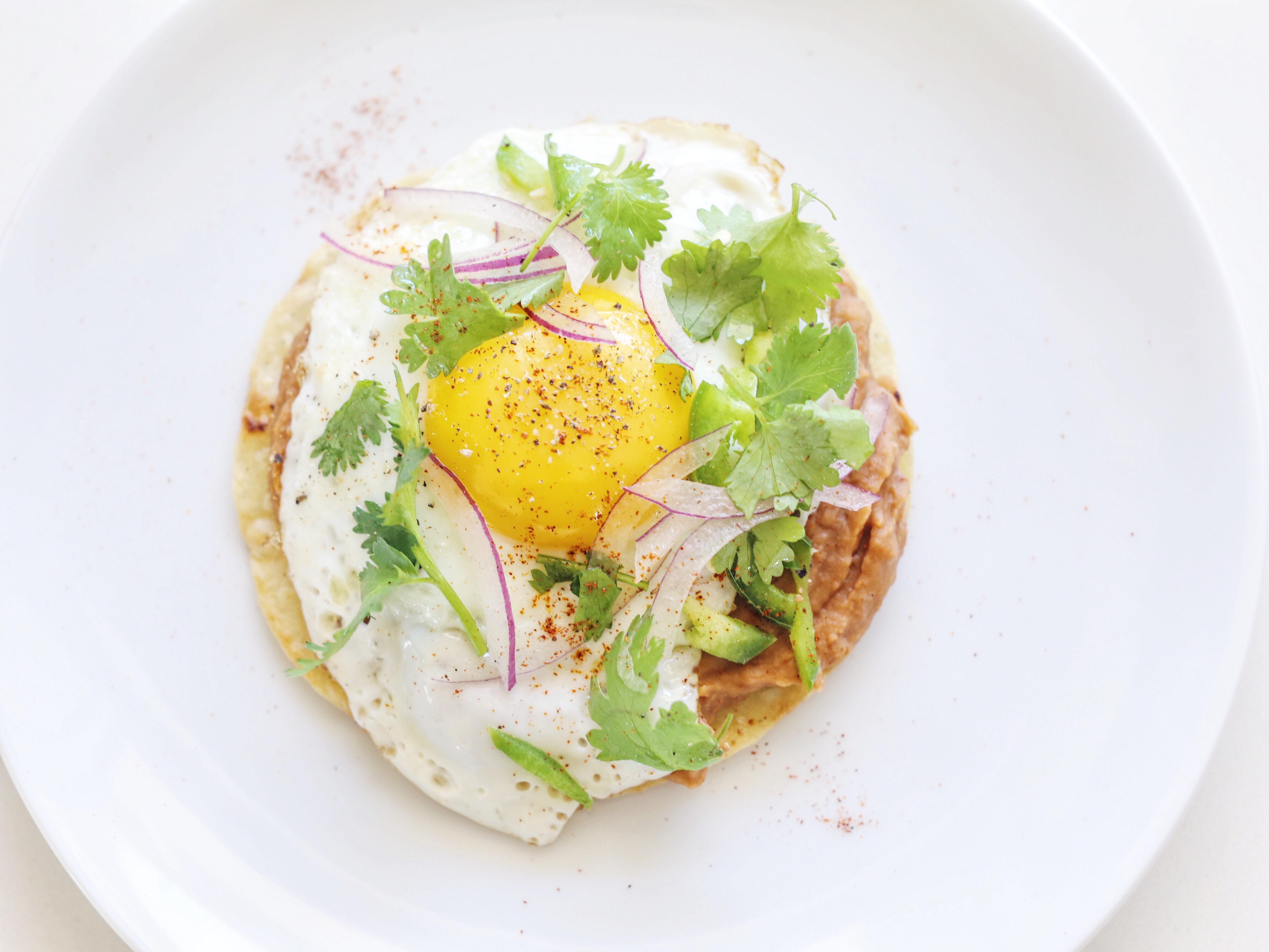 $1 Breakfast Tostada – Life Tastes Good